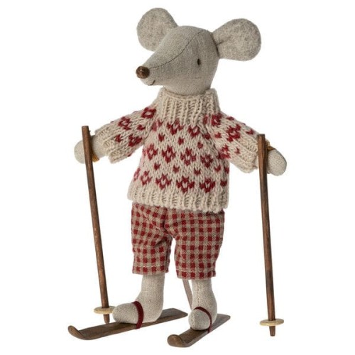 Myszka narciarka MUM WINTER MOUSE Maileg