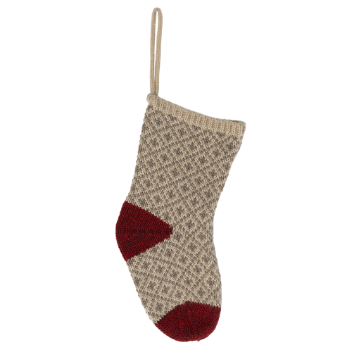 Skarpeta świąteczna SOFT GREY Maileg