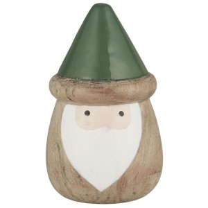 Drewniany Mikołaj CHRISTMAS GREEN 11 cm Ib Laursen