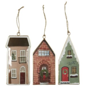 Zestaw świątecznych zawieszek OLD HOUSE 2 Ib Laursen 
