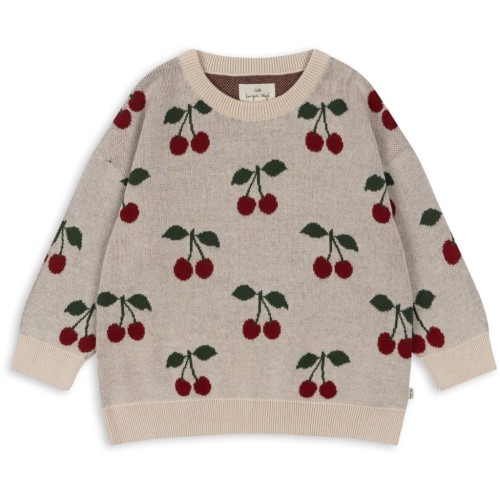 Dzianinowy sweterek LAPIS CHERRY 2-10 Y Konges Slojd