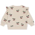 Bluza dresowa LOU FRILL CERISE 2-10 Y Konges Slojd
