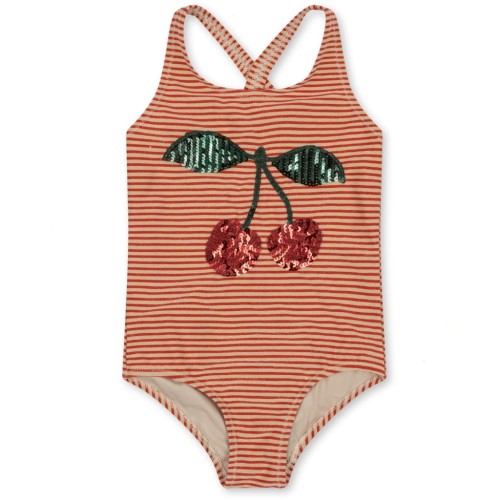 Strój kąpielowy GLITTER STRIPE BIKINI Konges Slojd