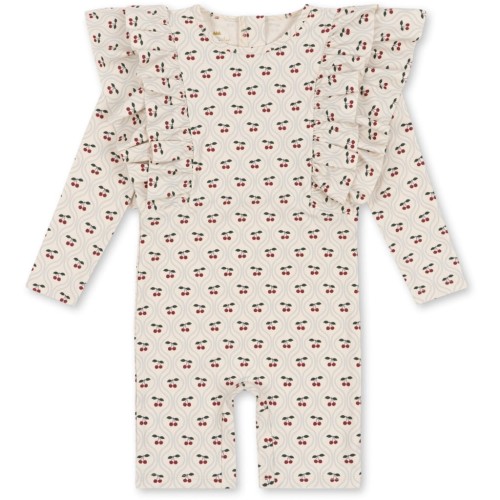 Jednoczęściowy kombinezon CHERRY MOTIF 2-10 Y Konges Slojd