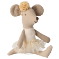 Myszka BALLERINA LITTLE SISTER OFF WHITE Maileg
