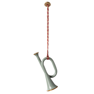 Dekoracja bożonarodzeniowa 3D TRUMPET MINT Maileg 