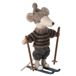 Myszka narciarz BIG BROTHTER SKI SET Maileg