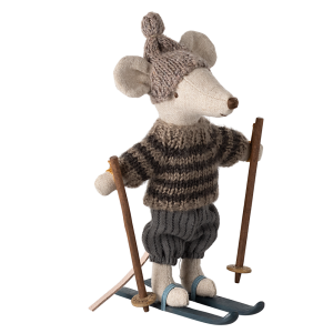 Myszka narciarz BIG BROTHTER SKI SET Maileg