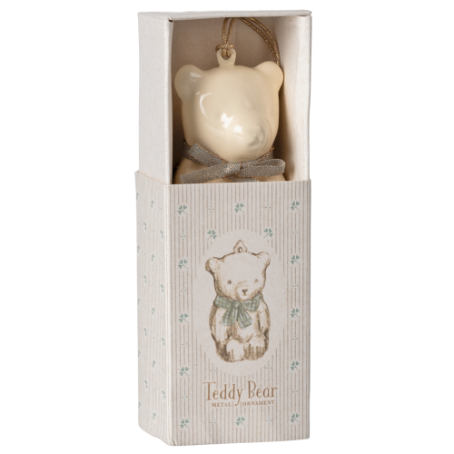Dekoracja choinkowa TEDDY BEAR OFF WHITE BLUE Maileg