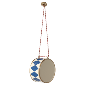 Dekoracja choinkowa LARGE DARK BLUE DRUM Maileg 