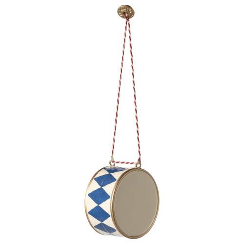 Dekoracja choinkowa LARGE DARK BLUE DRUM Maileg