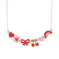 Emaliowany naszyjnik HEARTS &amp; CHERRIES Meri Meri