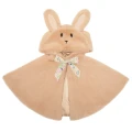 Puchata peleryna BUNNY BEIGE CAPE Mimi &amp; Lula