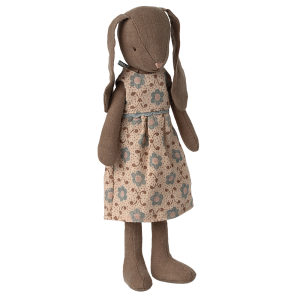 Króliczek 24cm - BUNNY BROWN DRESS size 2 Maileg