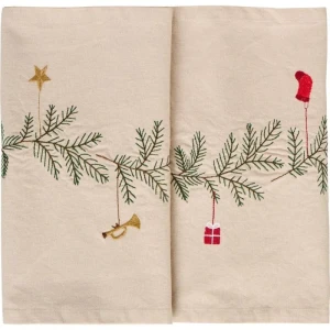 Haftowany bieżnik 160 x 30 cm CHRISTMAS GARLAND Ib Laursen