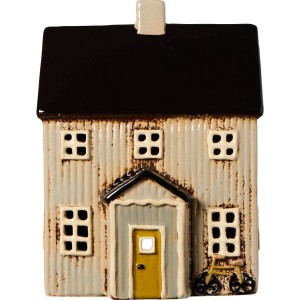 Ceramiczna kamienica latarenka VISBY BICYCLE Ib Laursen  