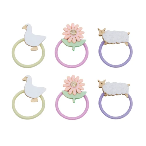 Zestaw elastycznych gumek FARMYARD PONIES Mimi &amp; Lula