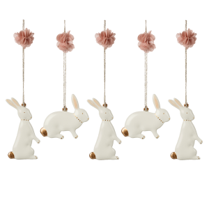 Zawieszki wielkanocne 5 szt EASTER BUNNIES POWDER BOX Maileg 