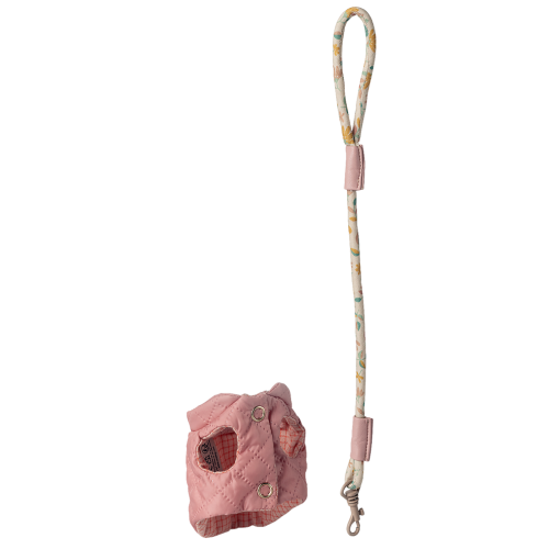 Szelki i smycz dla pieska ROSE Maileg