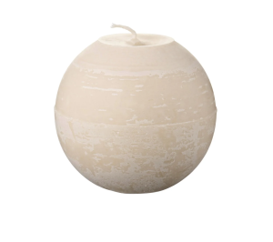 Świeca kulista rustykalna śr. 11 cm FOG  Ib Laursen 