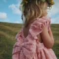 Sukienka ALLY FLOWER DRESS VEILED ROSE Konges Slojd KS105624