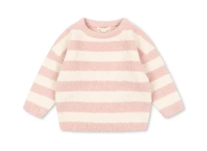 Sweter SOFTY SWEATER ROSY STRIPE 3-10 Y Konges Slojd 