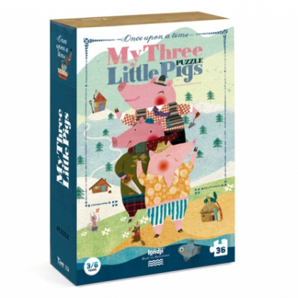 Puzzle Trzy małe świnki Londji