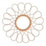 Lustro bambusowe naturalne SUNNY