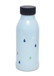 Stalowa butelka termiczna 350 ml DROPS BLUE