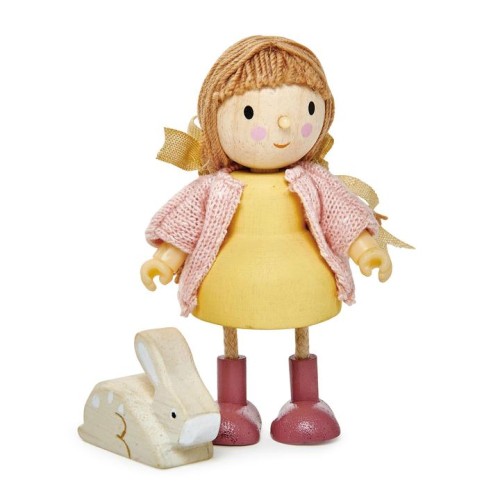 Figurka drewniana Amy i jej królik