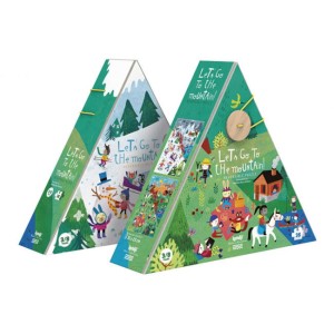 Puzzle dwustronne LATO I ZIMA W GÓRACH