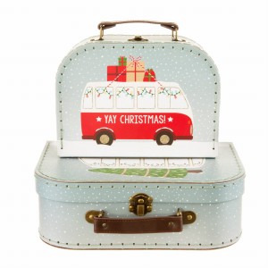 Świąteczne kuferki CHRISTMAS CAMPER VAN