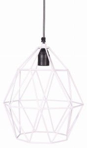 Lampa metalowa WHITE