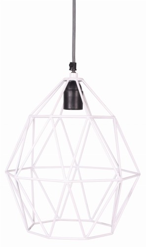 Metalowa lampa sufitowa biała KIDS DEPOT