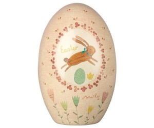 Metalowa puszka 13,5 cm EASTER EGG BEIGE/POWDER