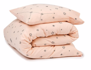 Pościel z bawełny egipskiej 100 x 140 PEACH Ndoto