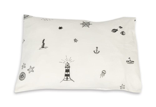 Cushion 50x70 cm WHITE UNDER THE SEA Ndoto